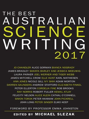 cover image of The Best Australian Science Writing 2017
